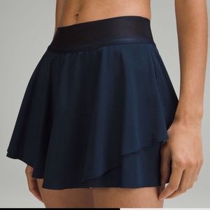 Lululemon Court Rival High Rise Skirt in True Navy